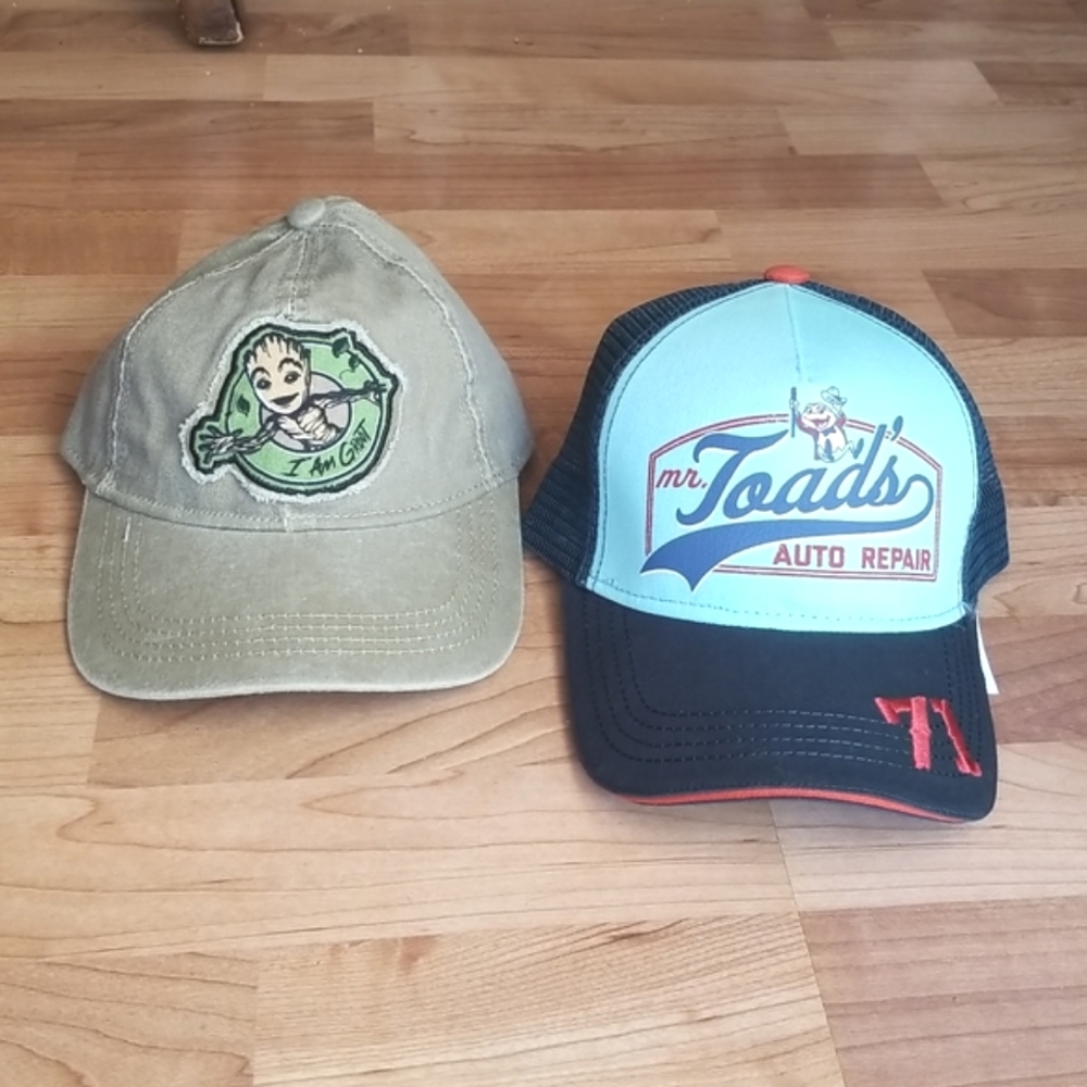 Disney parks hats set of 2.